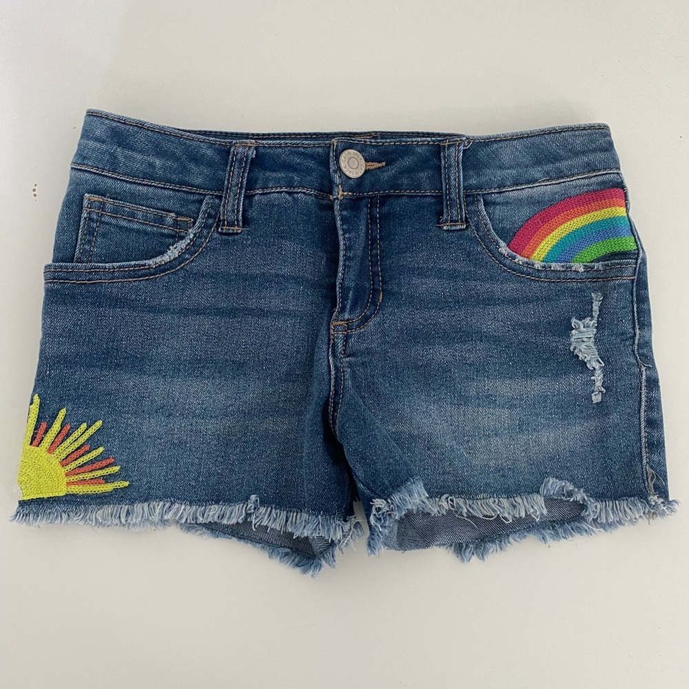 Embroidered Girl's Shorts